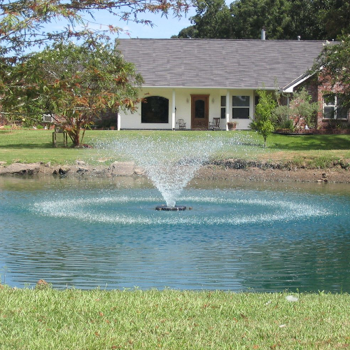 Kasco 1HP J Series Aerating Pond Fountain W/LED Composite Lighting 120V